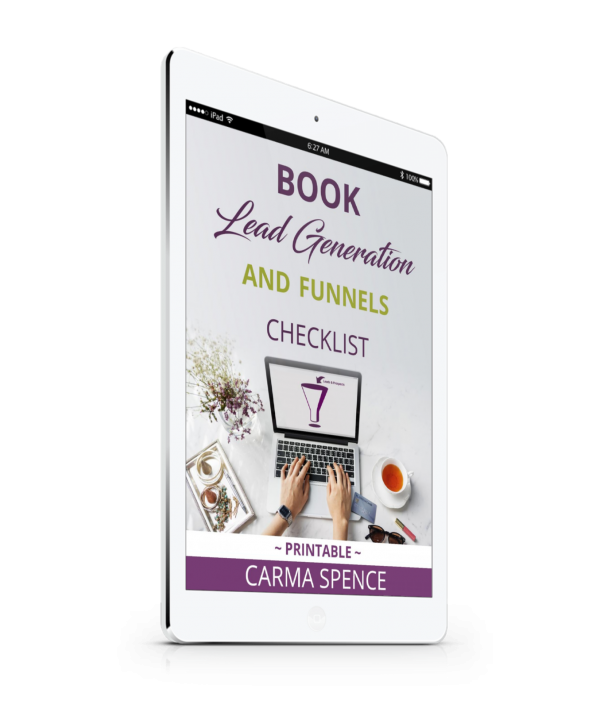 Book Lead Generation and Funnels Checklist Tablet
