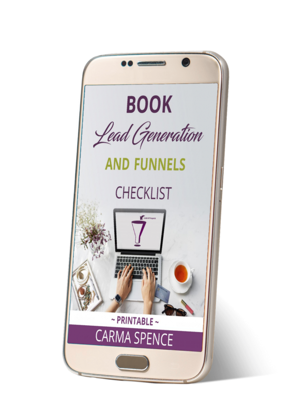 Book Lead Generation and Funnels Checklist Phone