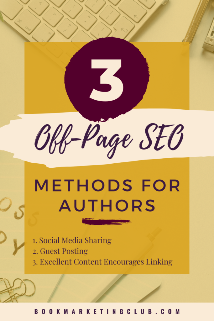 3 off-page SEO methods for authors