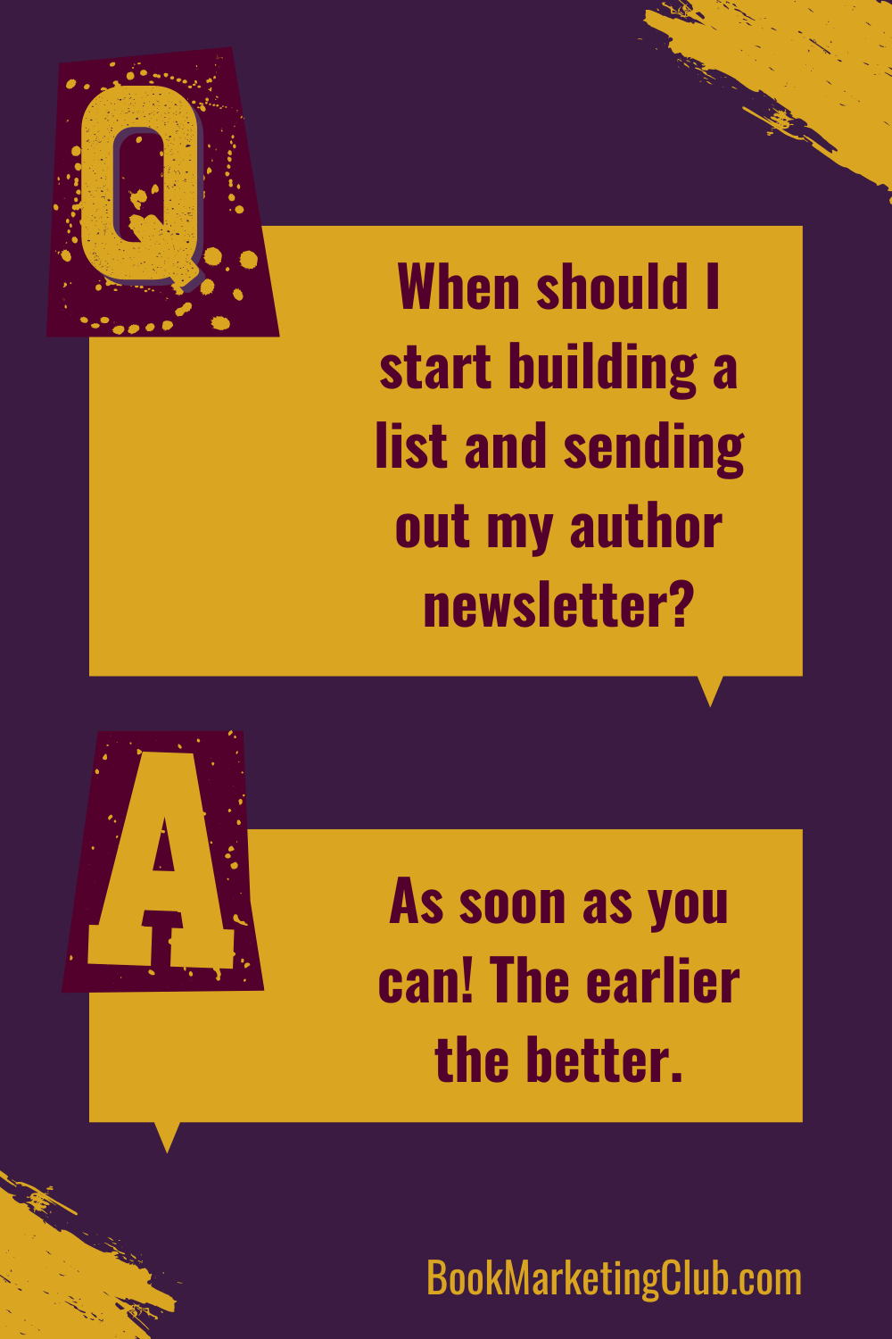 Author Newsletter Q&A