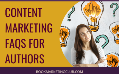 Content Marketing FAQs for Authors